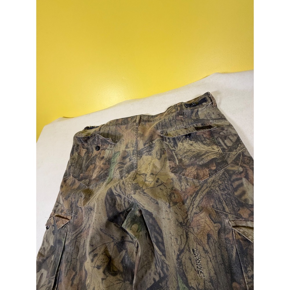 Advantage Timber Camo Cargo Pants Mens XL Regular Waist 40-42 Forest Camouflage
